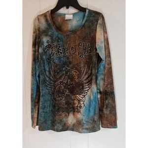 Vocal California small Riders Club Motorcycle long sleeve top